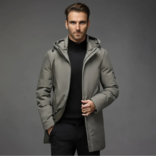 Men's Hooded Coat Winter Essential Knitwear Outerwear Collection
