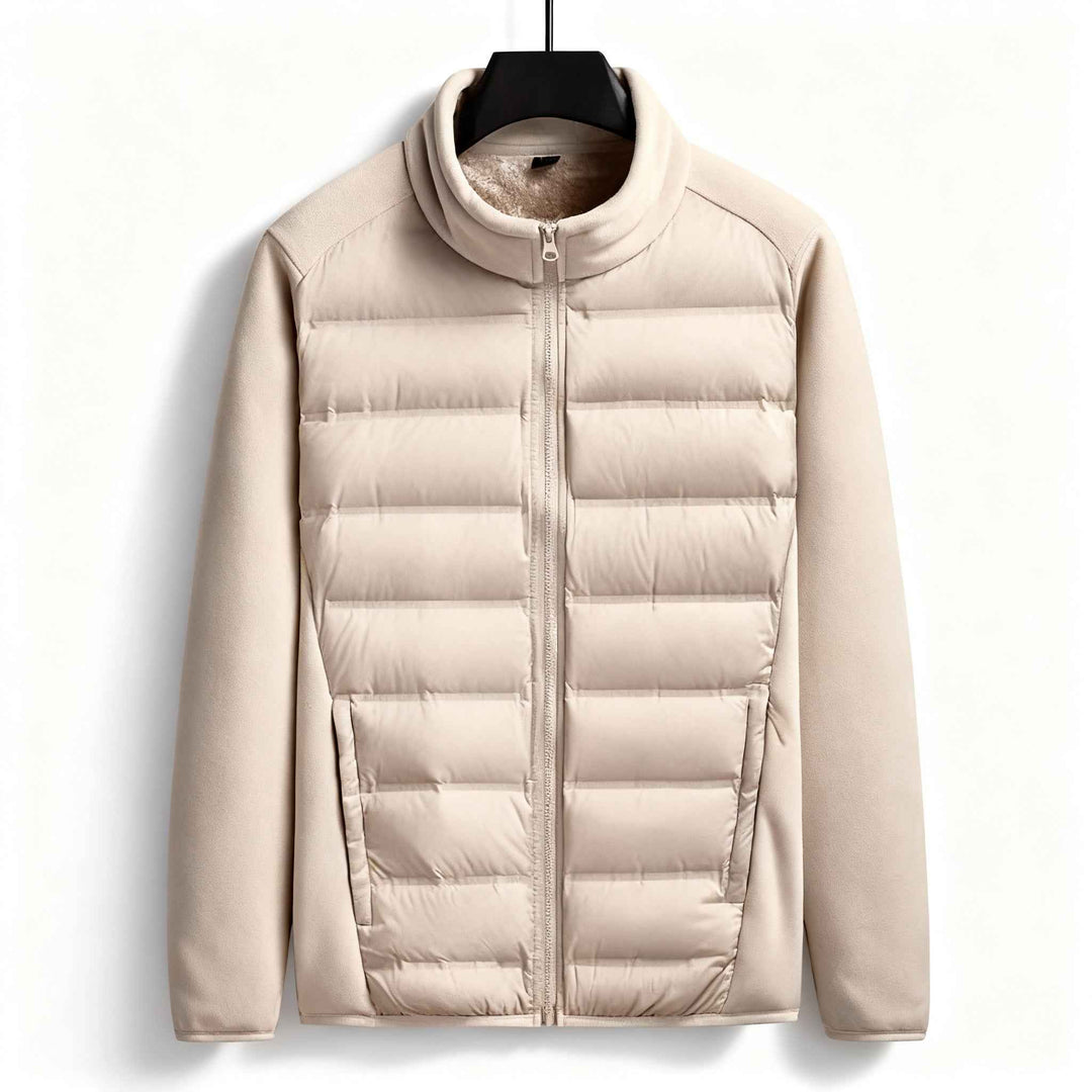 Men's Insulated Down Jacket Beige