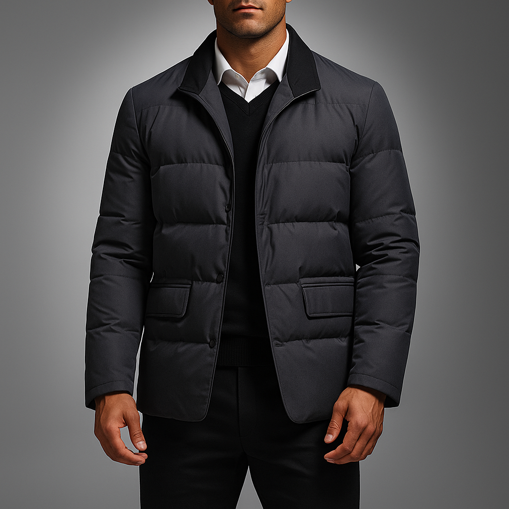Men's Insulated Down Jacket Gray