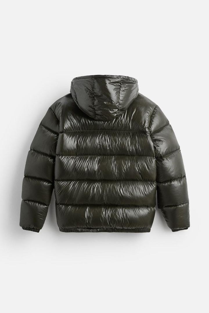 Men's Insulated Hooded Padded Jacket – Water-Repellent & Warm Comfort