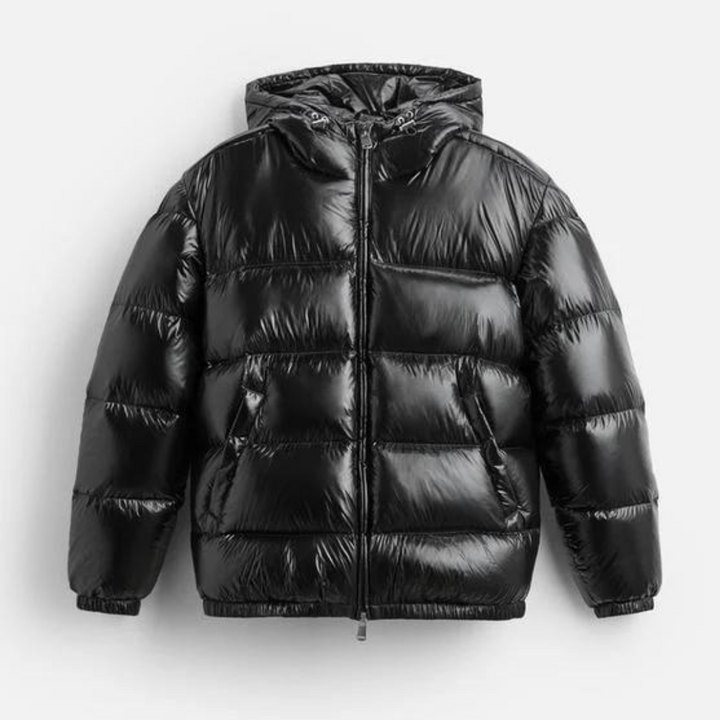 Men's Insulated Hooded Padded Jacket – Water-Repellent & Warm Comfort