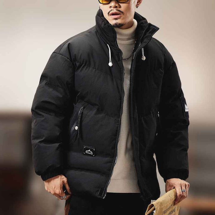 Men's Insulated Puffer Jacket Black