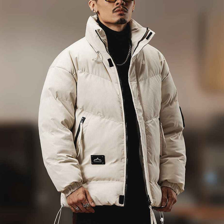 Men's Insulated Puffer Jacket White