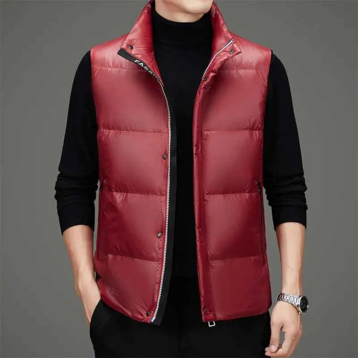 Men's Insulated Puffer Vest Red