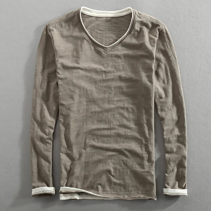 Men's Japanese Style Shirt Grey