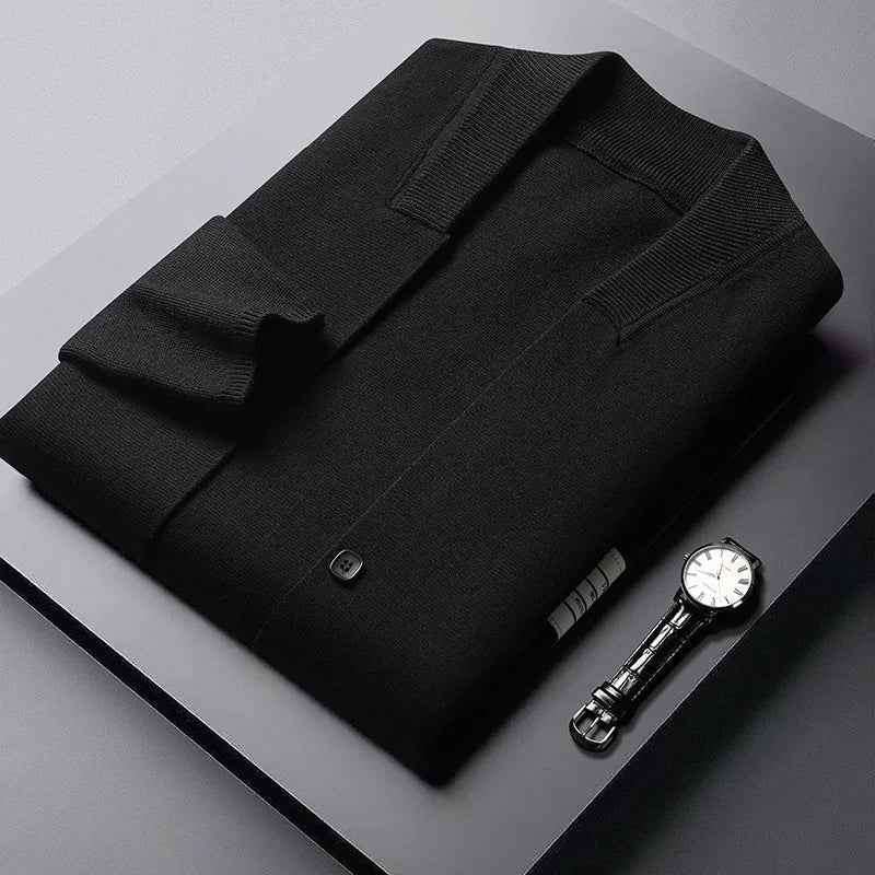 Men's Knit Cardigan - Stylish Milan Design