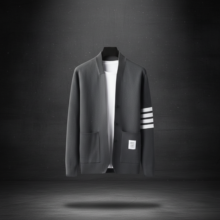 Men's Knit Cardigan - Stylish Milan Design
