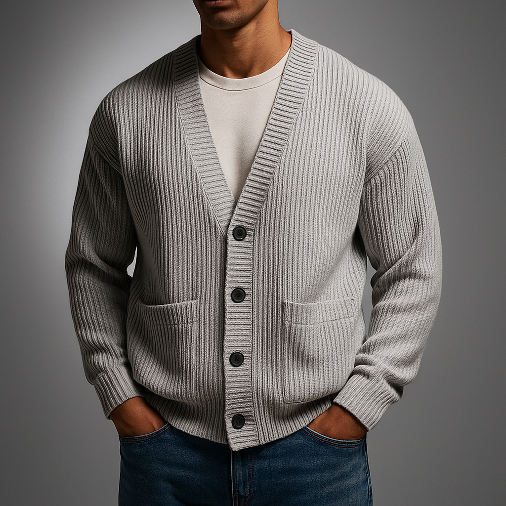 Men's Knit Cardigan - Stylish and Comfortable