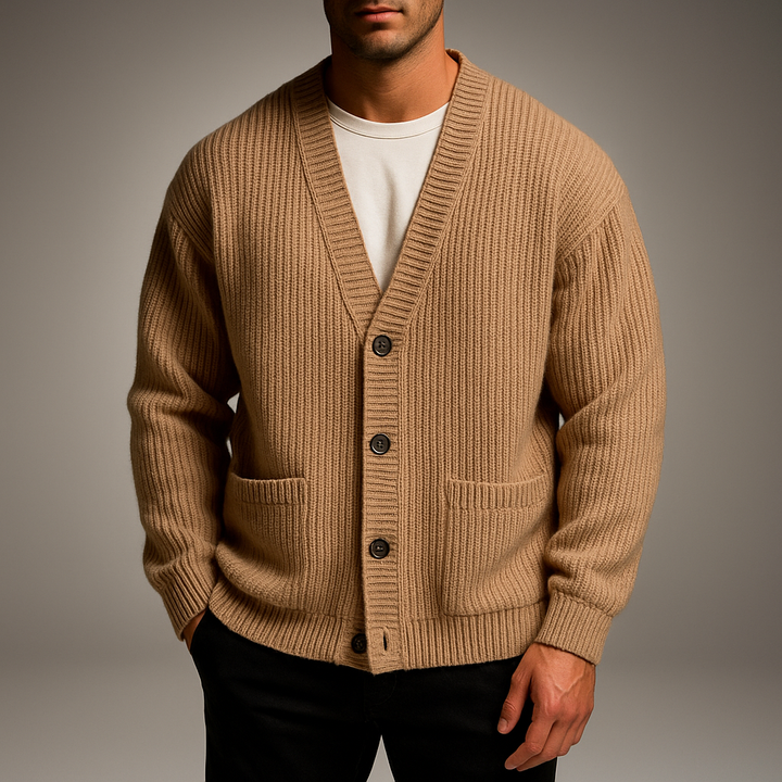 Men's Knit Cardigan - Stylish and Comfortable