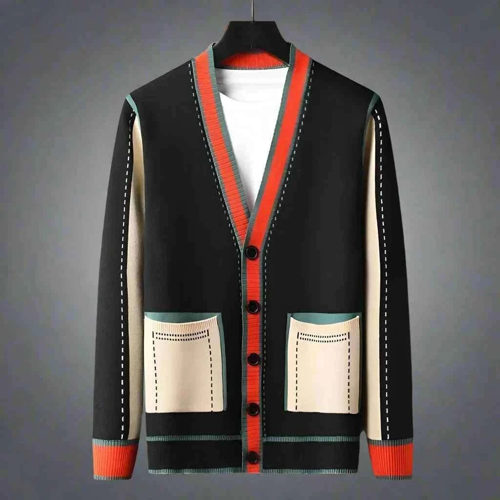 Men's Knit Cardigan - Stylish and Comfortable Layering Piece