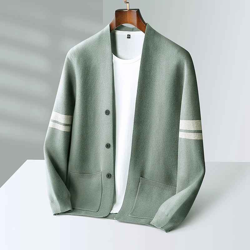 Men's Knit Cardigan - Stylish and Comfortable Layering Piece