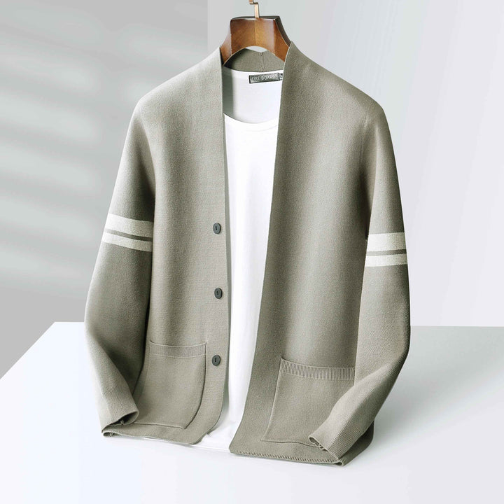 Men's Knit Cardigan - Stylish and Comfortable Layering Piece