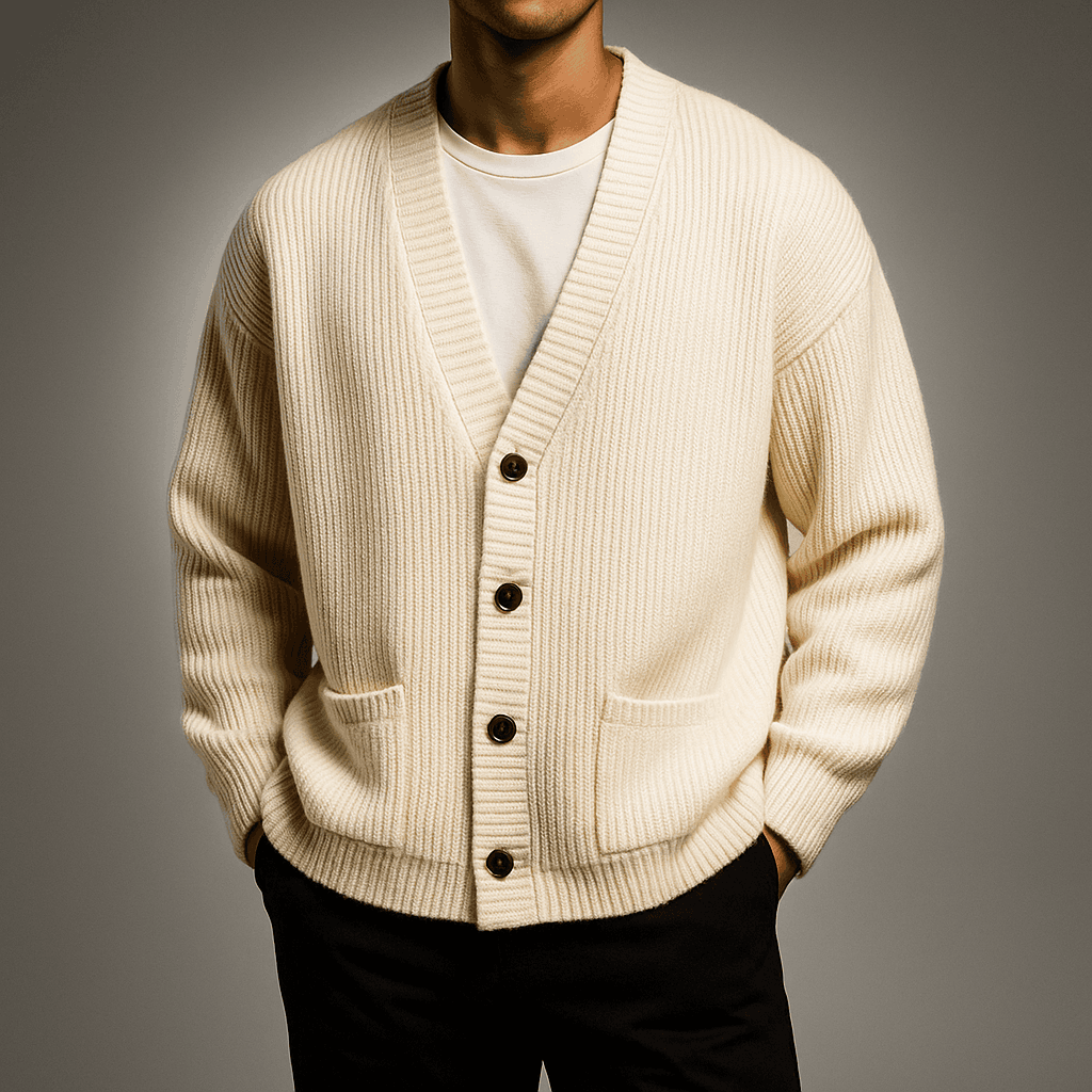 Men's Knit Cardigan - Stylish and Comfortable