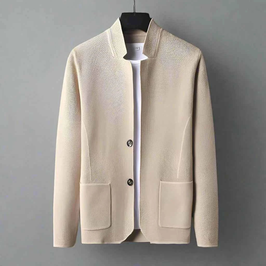Men's Knit Cardigan - Stylish and Cozy Layering Piece