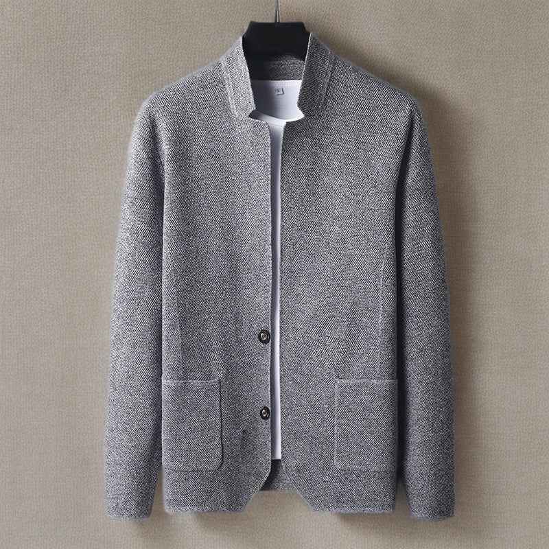 Men's Knit Cardigan - Stylish and Cozy Layering Piece