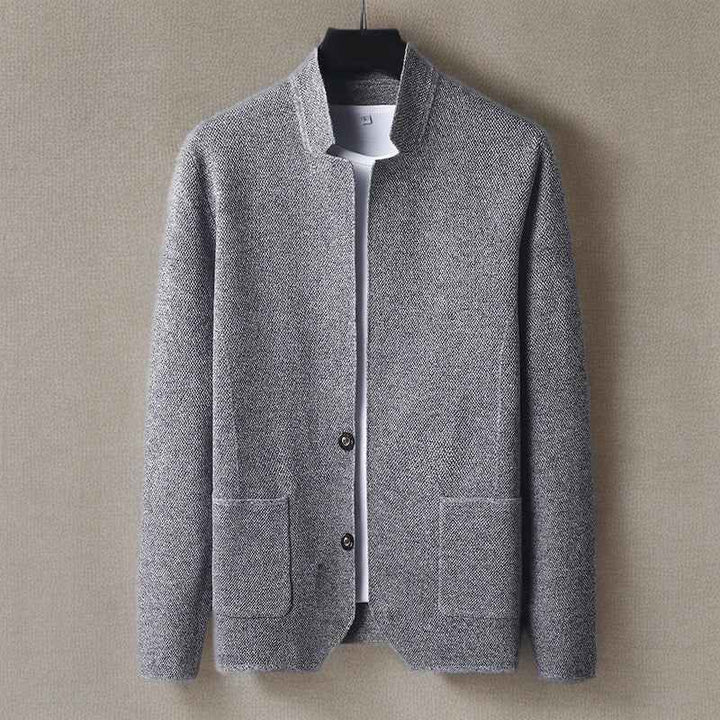 Men's Knit Cardigan - Stylish and Cozy Layering Piece