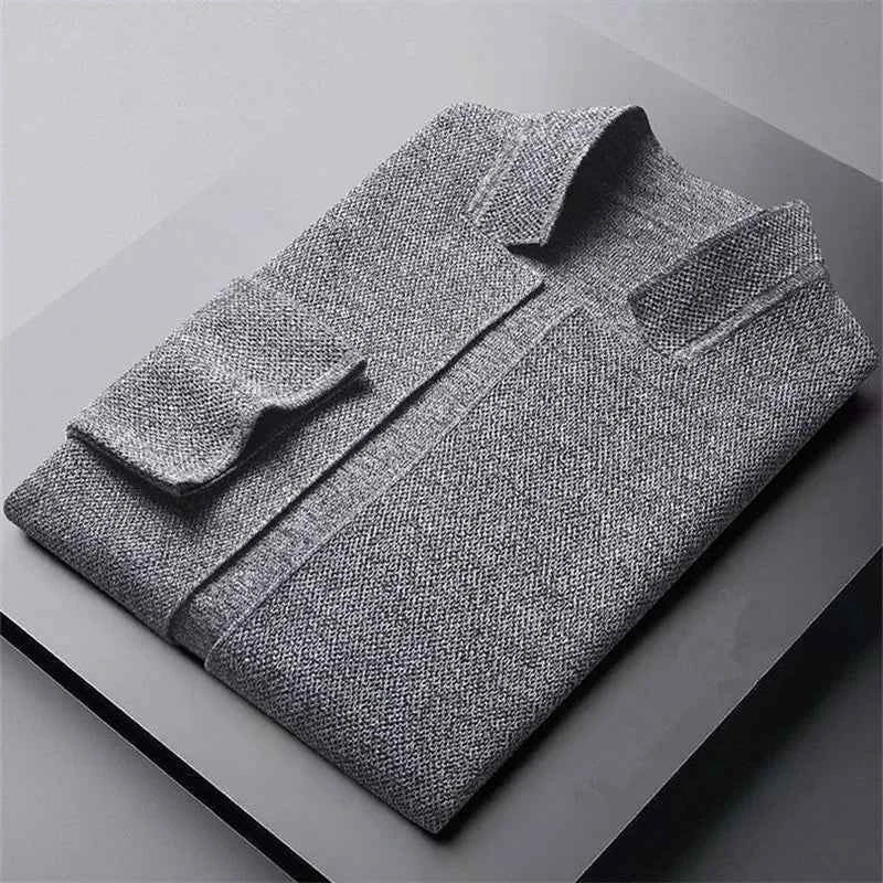 Men's Knit Cardigan - Stylish and Cozy Layering Piece