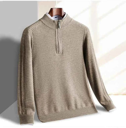 Men's Wool Sweater Lime Green Winter Black Khaki
