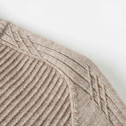 Men's Wool Sweater Lime Green Winter Black