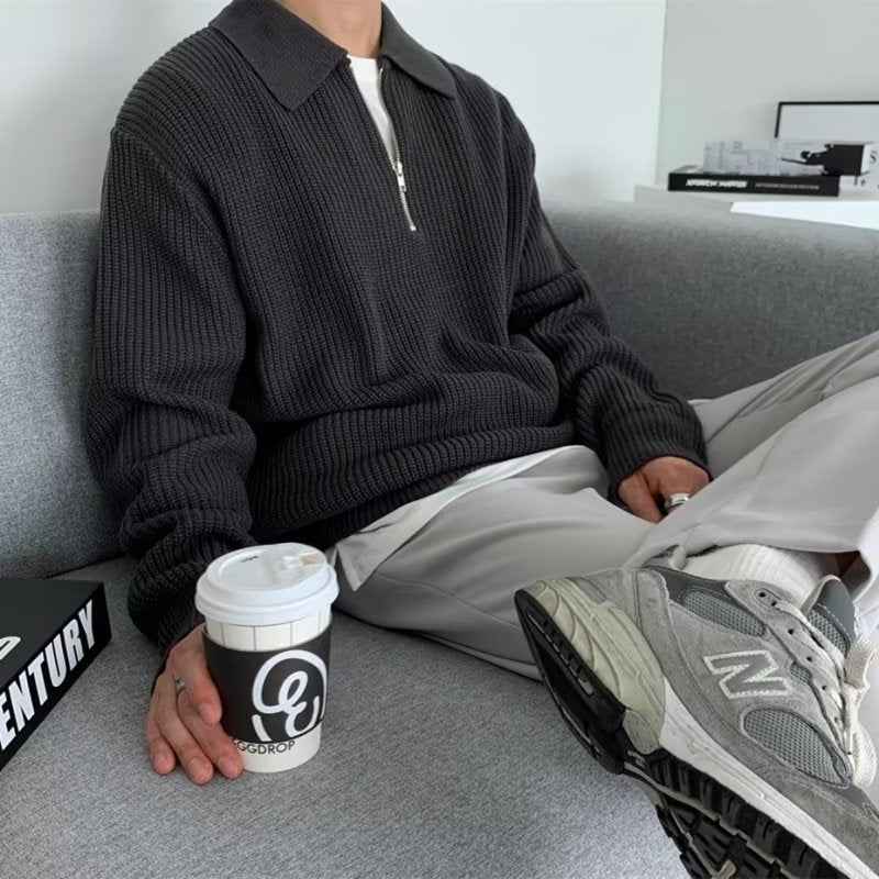 Men's Knitted Sweater - Cozy and Stylish Knitwear