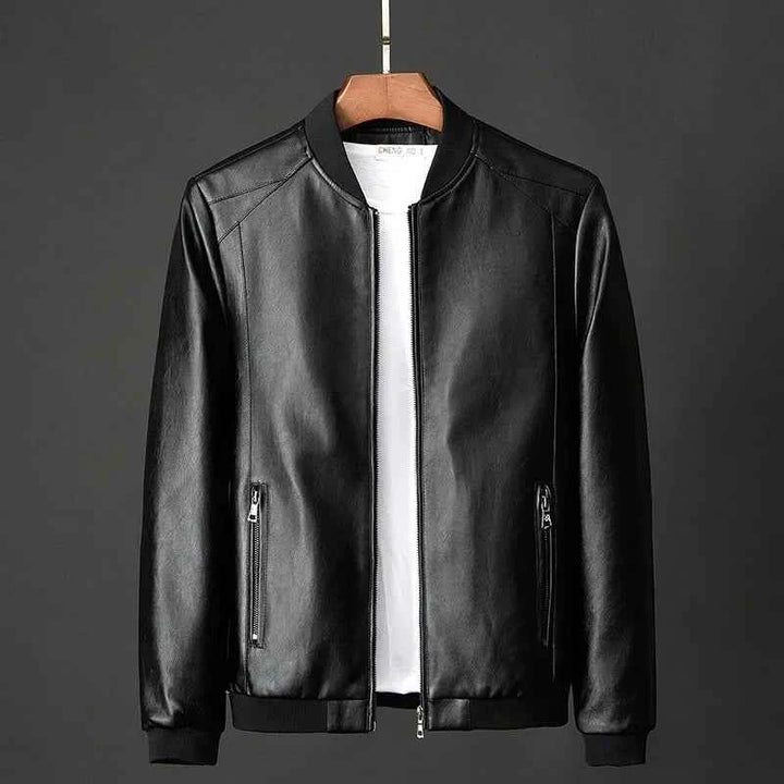 Men's Leather Coat - Stylish and Durable Outerwear