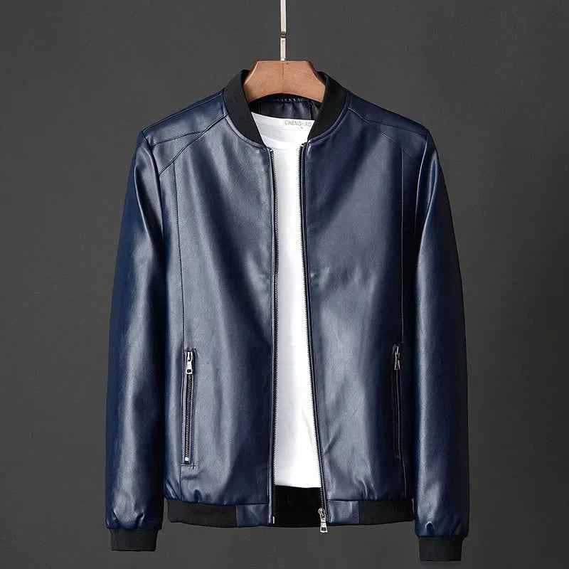 Men's Leather Coat - Stylish and Durable Outerwear