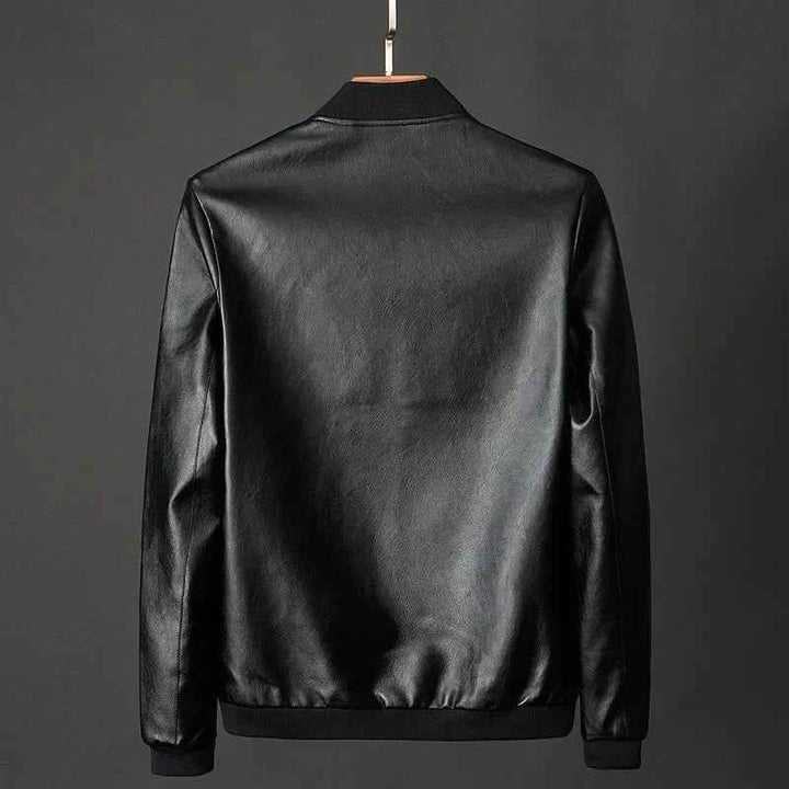 Men's Leather Coat - Stylish and Durable Outerwear