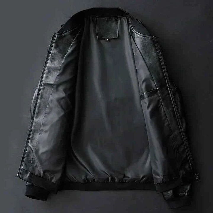 Men's Leather Coat - Stylish and Durable Outerwear