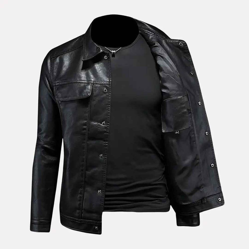 Men's Leather Explorer Jacket