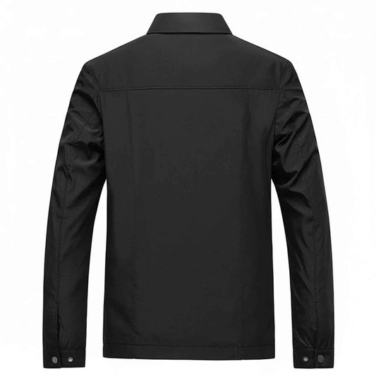 Men's Polyester Hooded Zip-up Plaid Jacket Winter Essential