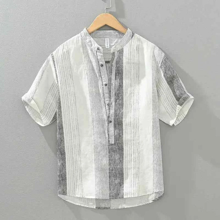 Men's Lightweight Linen Shirt Gray