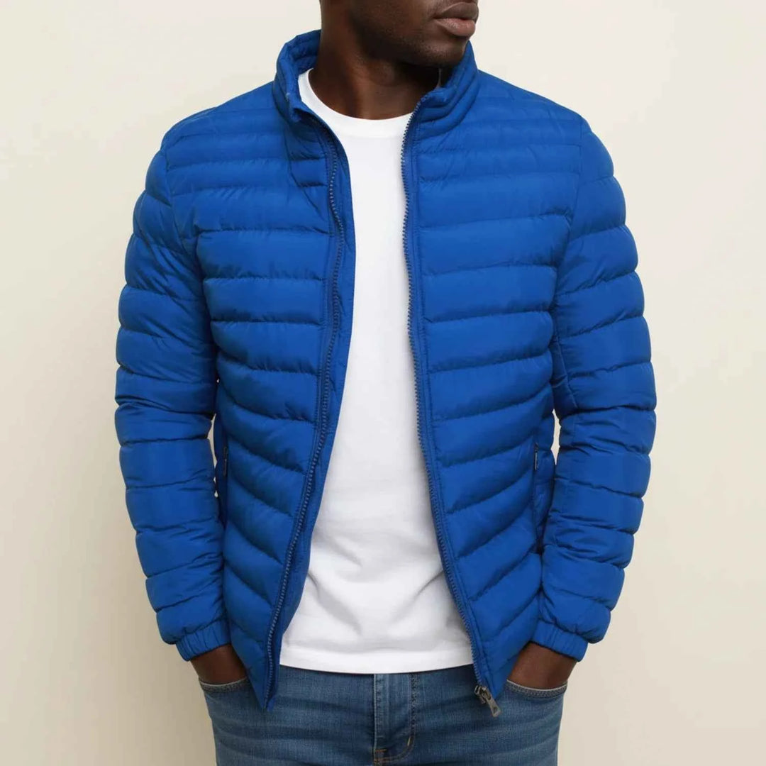 Men's Lightweight Puffer Jacket Blue