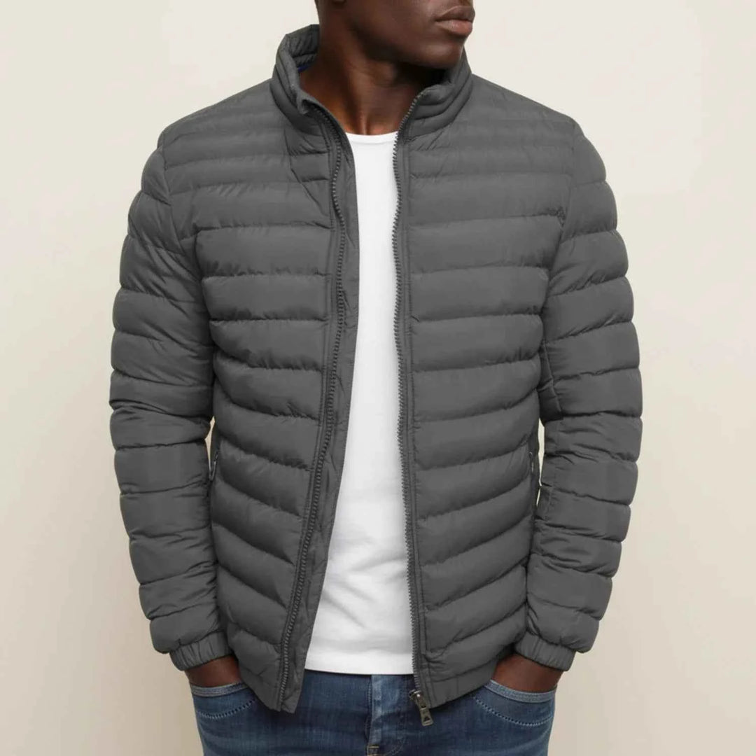 Men's Lightweight Puffer Jacket Gray