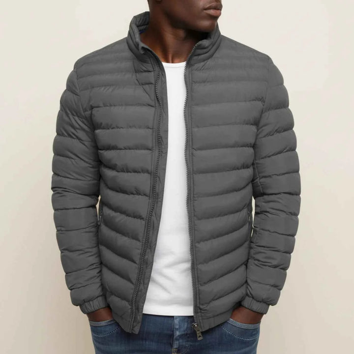 Men's Lightweight Puffer Jacket Gray