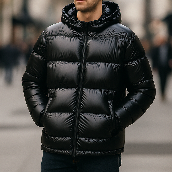 Men's Lightweight Puffer Jacket - Warm, Stylish, and Water-Resistant