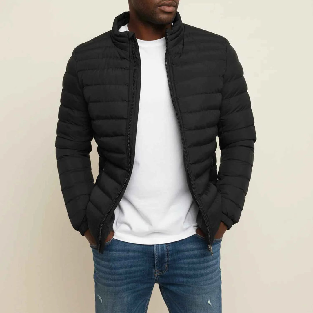 Men's Lightweight Puffer Jacket Black