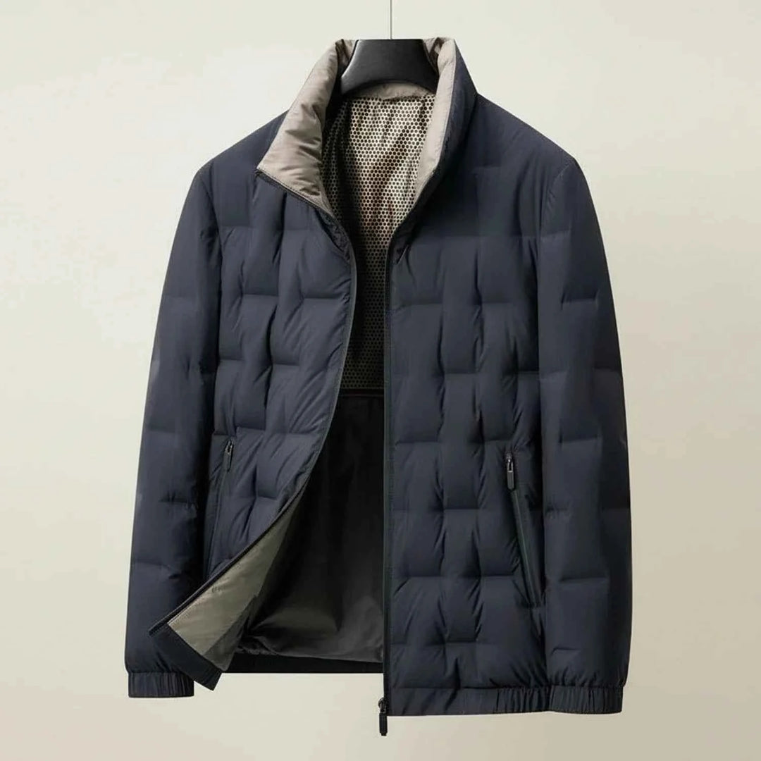 Men's Lightweight Quilted Puffer Jacket Blue