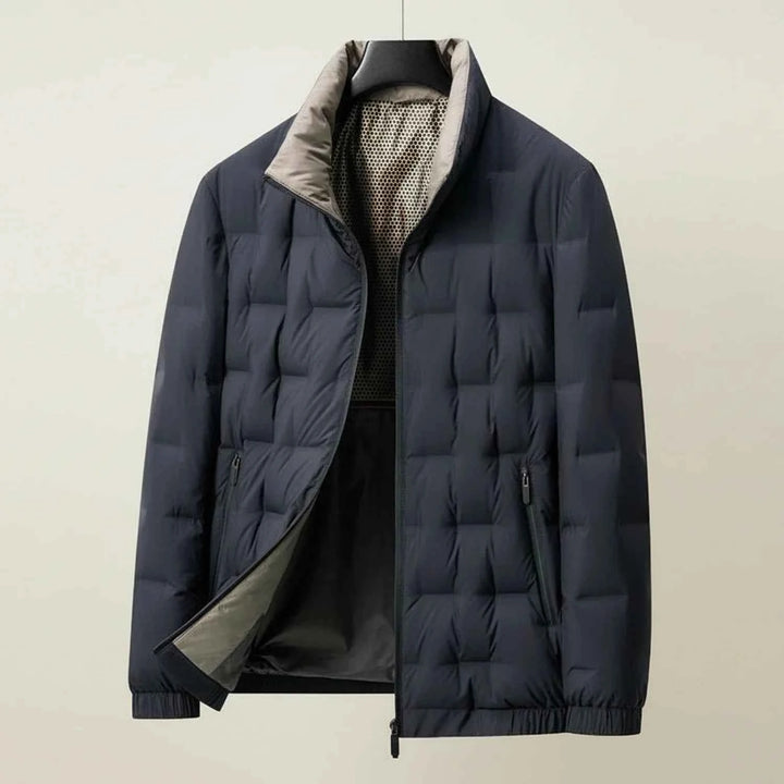 Men's Lightweight Quilted Puffer Jacket Blue