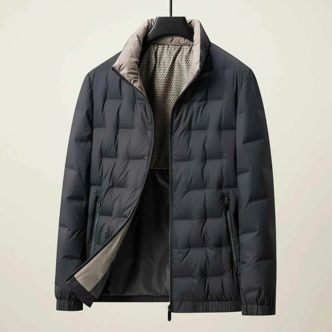 Men's Lightweight Quilted Puffer Jacket Black