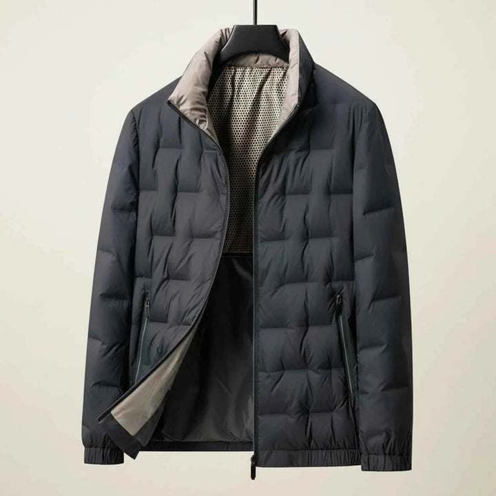 Men's Lightweight Quilted Puffer Jacket Black