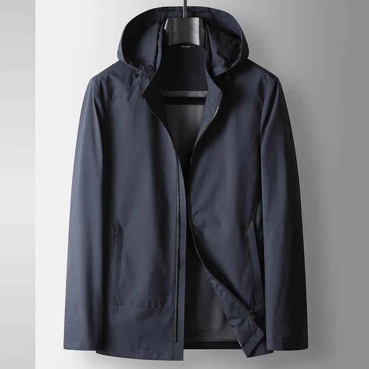 Men's Lightweight Shell Jacket for All-Weather Protection Blue