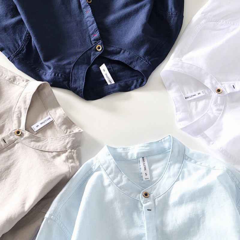 Men's Low Collar Asahi Shirt