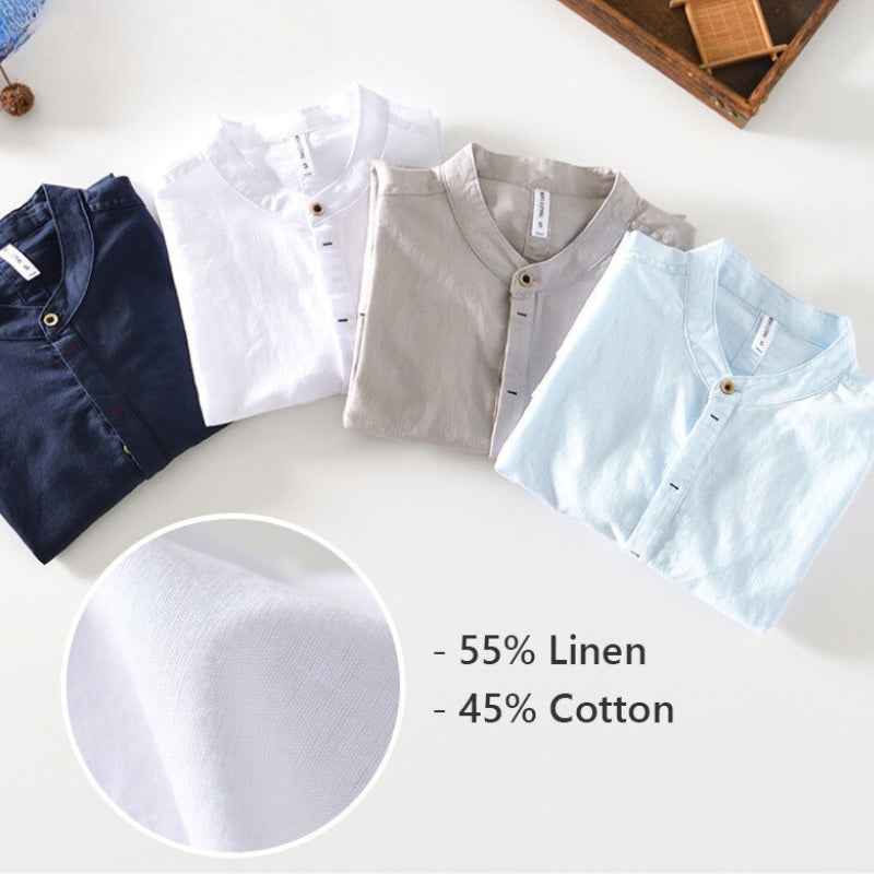 Men's Low Collar Asahi Shirt