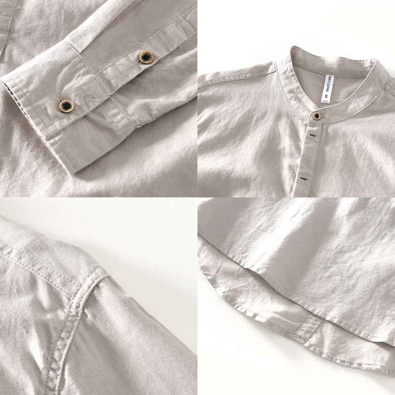 Men's Low Collar Asahi Shirt