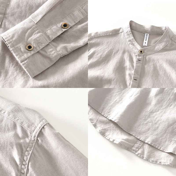 Men's Low Collar Asahi Shirt