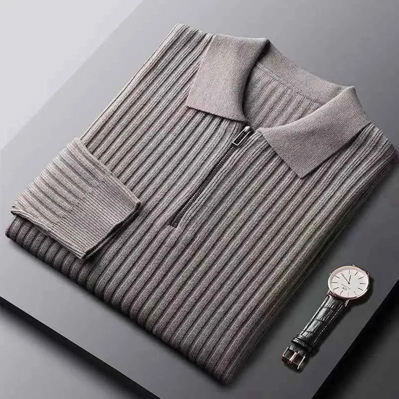 Men's Luxe Zip Sweater