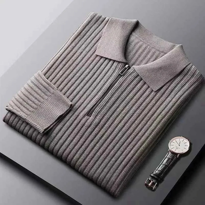 Men's Luxe Zip Sweater