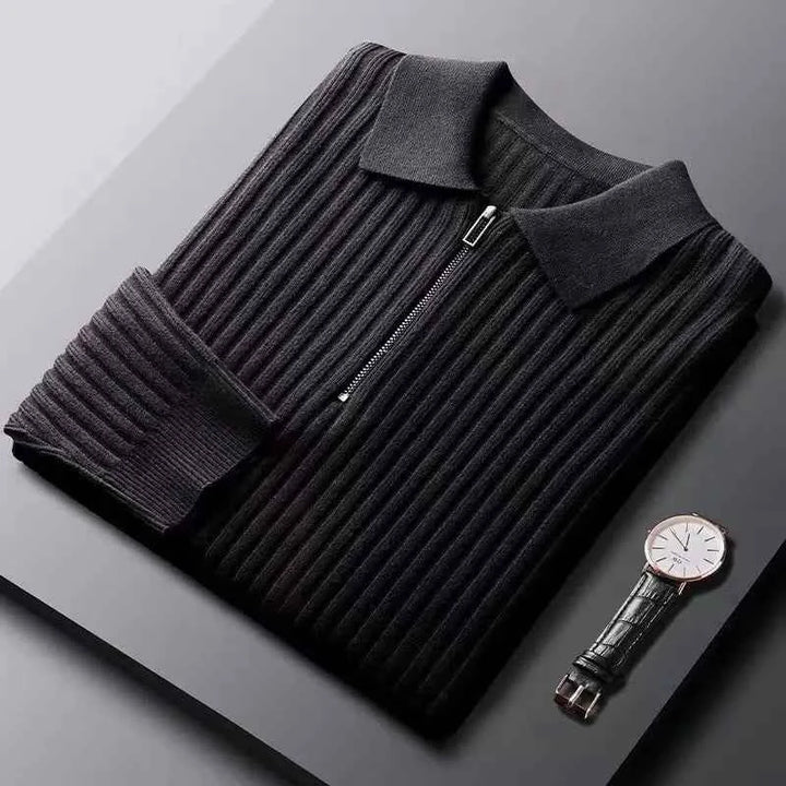 Men's Luxe Zip Sweater