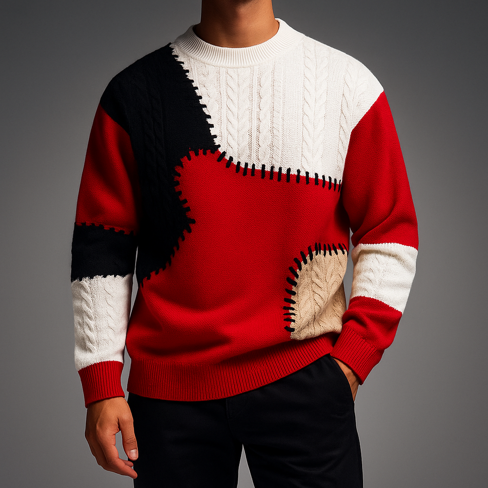 Men's Meridian I Sweater - Stylish and Comfortable Knitwear Red