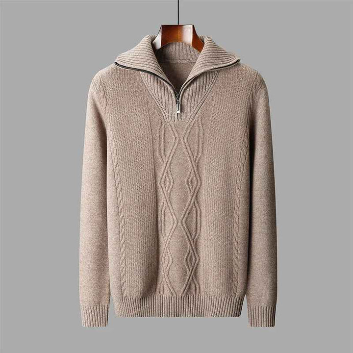 Men's Merino Wool Sweater - Monaco Style
